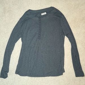 Maurices size xl plus super soft grey long sleeve t-shirt